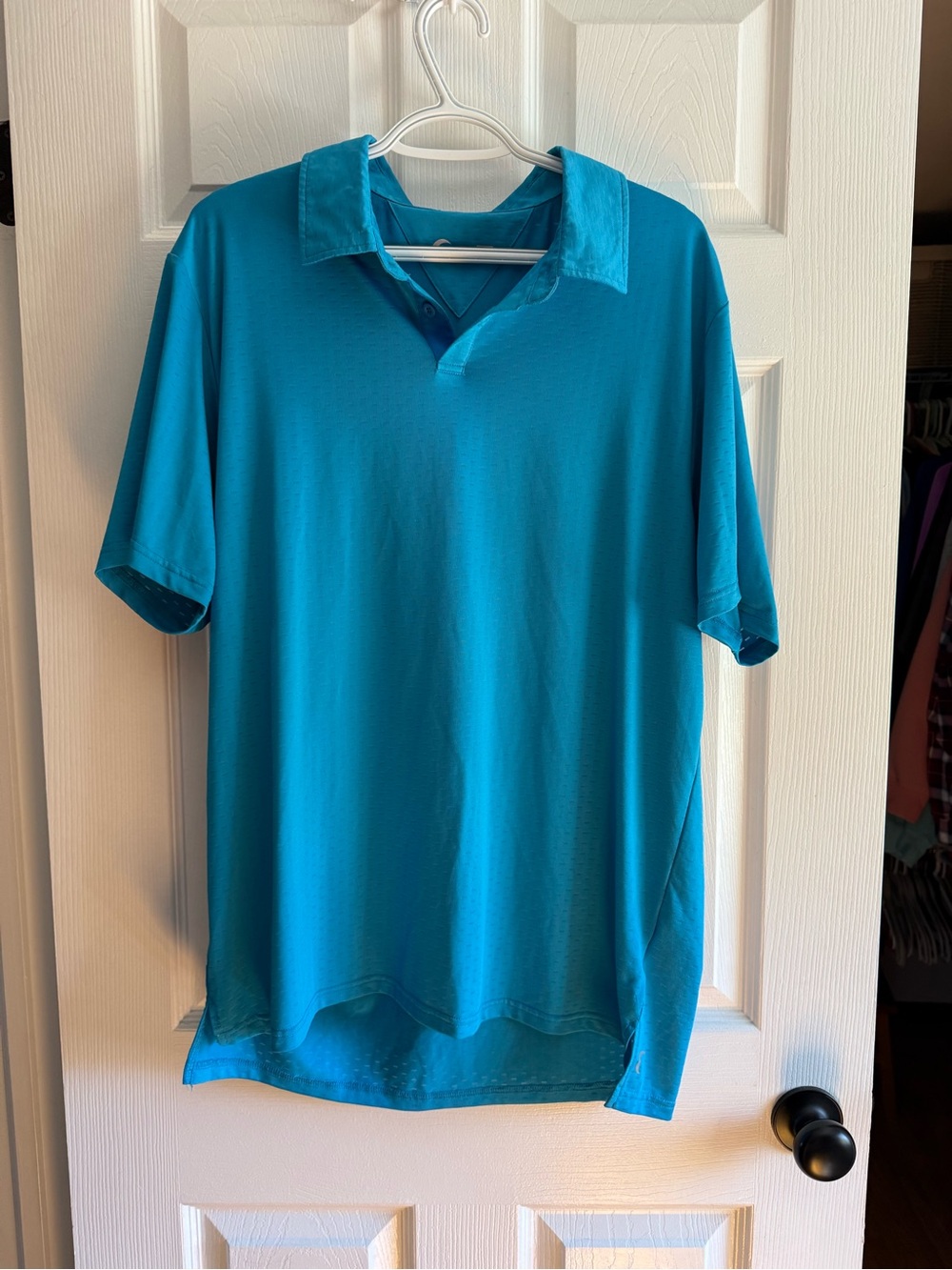 ZYIA Men's Teal Polo Shirt